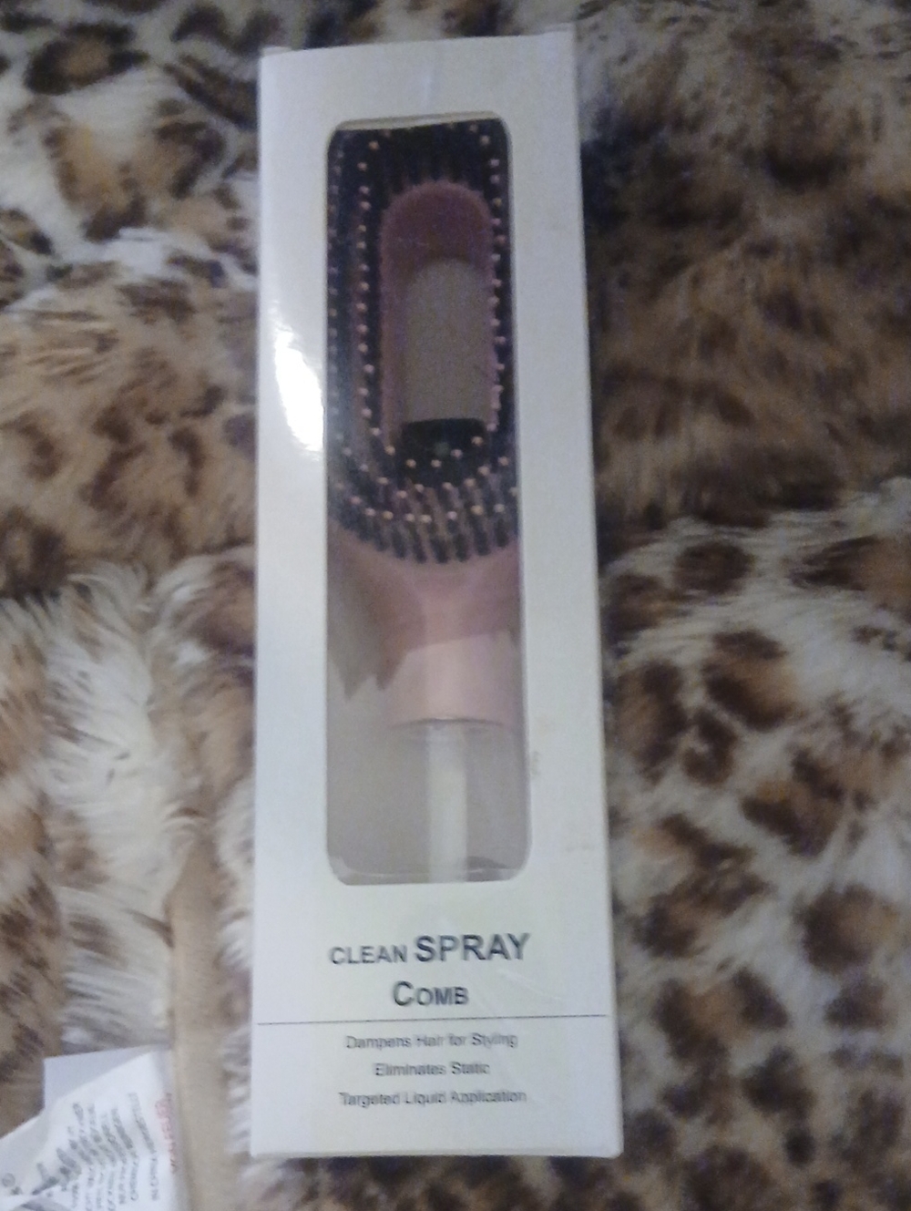 Nib Comb - Pink Hair Styling Spray Comb